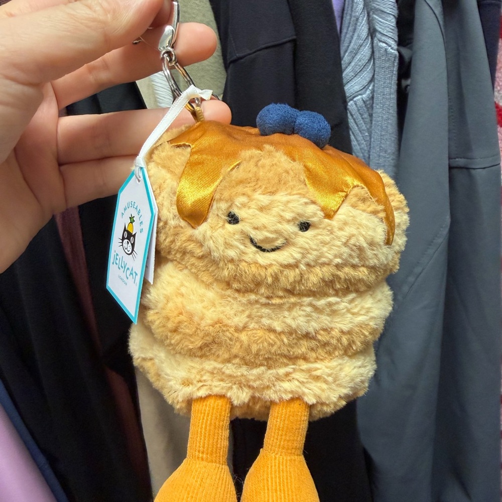Jellycat Pancake keychain